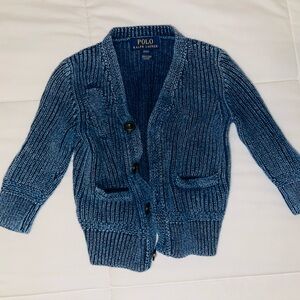 Polo by Ralph Lauren indigo Shawl-Collar Cardigan